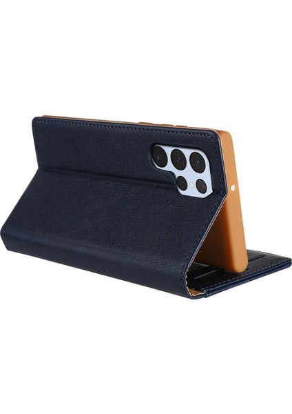 Galaxy S24 Ultra Anti-Drop Deri Stand Cüzdan Cep Telefonu Kapağı (Yurt Dışından) fırsatları