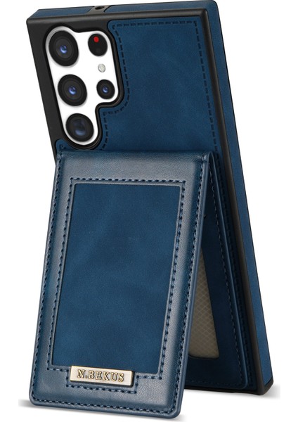 Samsung Galaxy S24 Ultra Kickstand Cover Rfıd Engelleme Telefon Kılıfı (Yurt Dışından) fırsatları