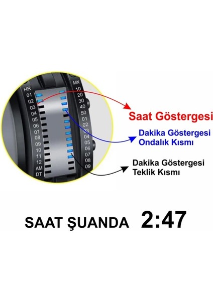 LED Işıklı Kol Saati