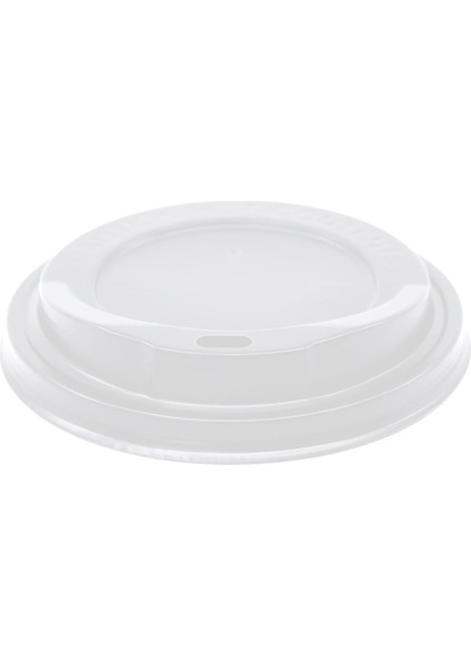 Sıcak Içecek Kapağı Beyaz 90 mm - 100 Adet