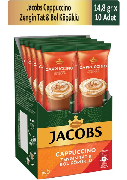 Cappuccino 10'lu Poşet Kahve
