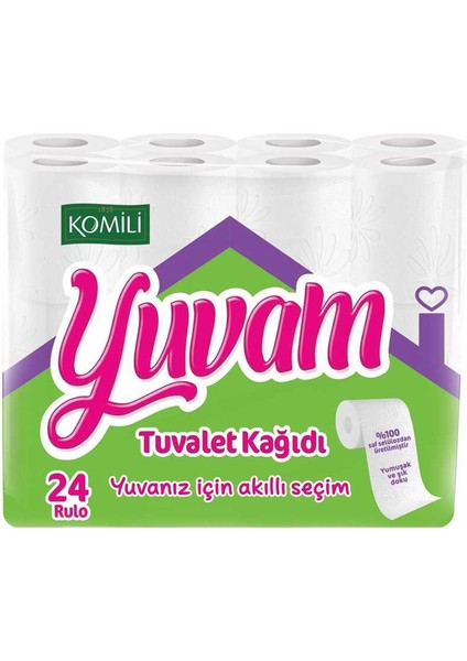 2 Katlı Tuvalet Kağıdı - 24 Adet