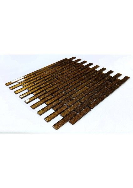 Mutfak Tezgah Arası ve Iç Dekorasyonda Tüm Yüzeyler Için Kristal Cam Mozaik. Cam Ölçüleri: 15X73X4 Mm. File Ölçüsü: 30X30 Cm. ( 1 Koli = 11 File Karo = 1 m2 Fiyatıdır )