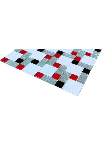 Mutfak Tezgah Arası ve Yaşam Alanlarının Tüm Yüzeyleri Için Kristal Cam Mozaik. File Karo ÖLÇÜSÜ:30X30 Cm. ( 1 M2 FİYATIDIR ) modelleri