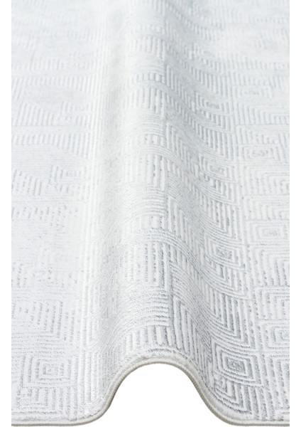 Sateen ST109 Cream Grey Hav Toz Vermez Yıkanabilir Kaymaz Ince Dokuma Modern Halı modelleri