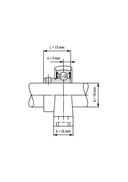 Prc KP000 Yataklı Rulman (İç Çap: 10mm) 3D Yazıcı Rulmanı