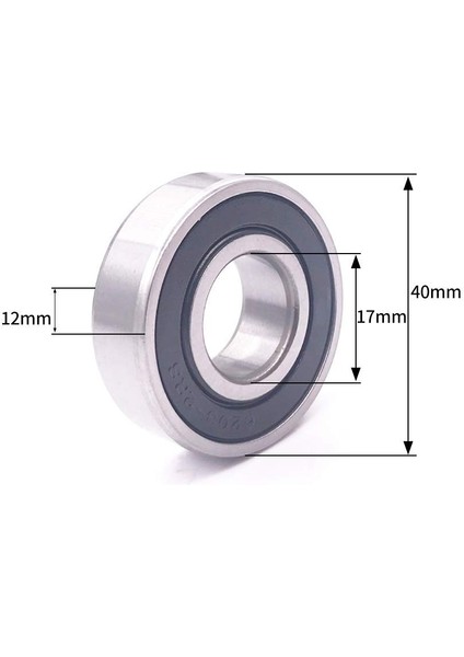 Nsk 6203 Ddu C3 Rulman 17X40X12