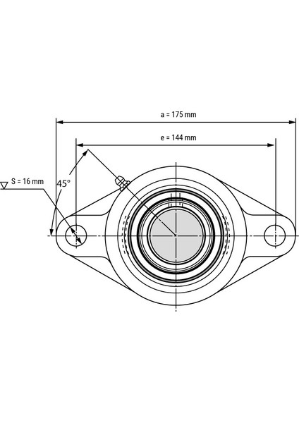 UCFL208 Yataklı Rulman (İç Çap: 40mm)