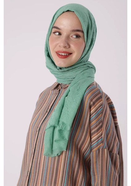 Bambu Kraş Şal Çağla Yeşil
