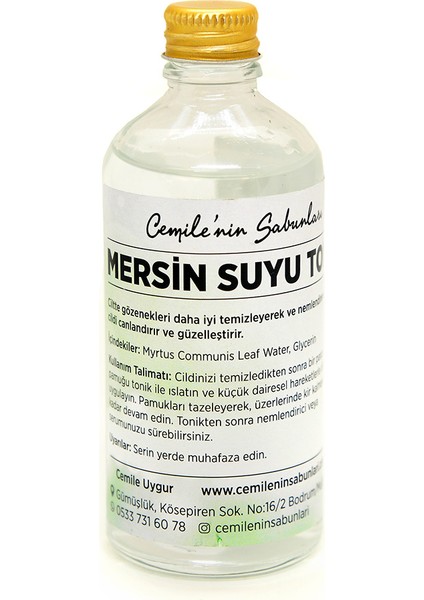 Doğal Mersin Suyu Tonik