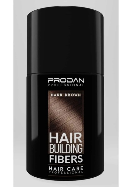 Hair Building Fibers - Dark Brown 27 Gr