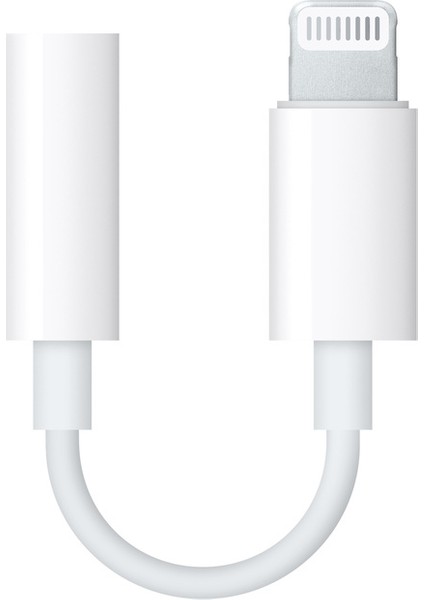 Iphone 14/13/12/11/x/8/7 Için Lightning To 3.5mm Jack Kulaklık Dönüştürücü Adaptörü