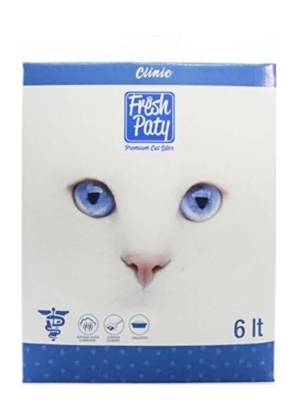 Fresh Paty Clinic Süper Emici Özellikli Topaklaşan Kedi Kumu 6 Lt