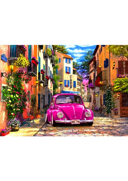 Dekoratif Manzara Araba Kanvas Tablo fiyatları