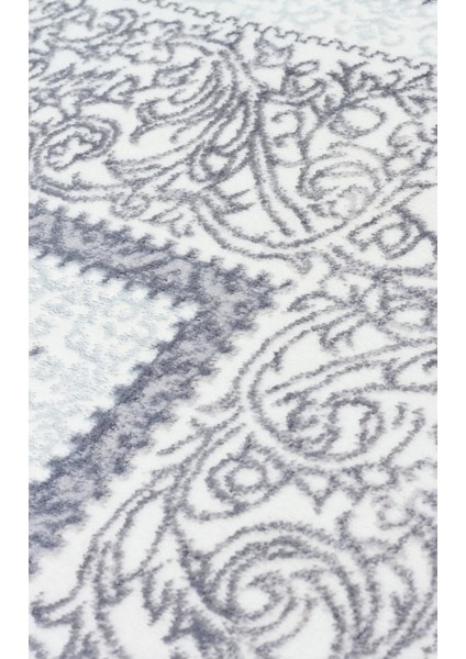 Sateen St102 Grey Hav Toz Vermez Yıkanabilir Kaymaz Ince Dokuma Modern Halı fırsatları