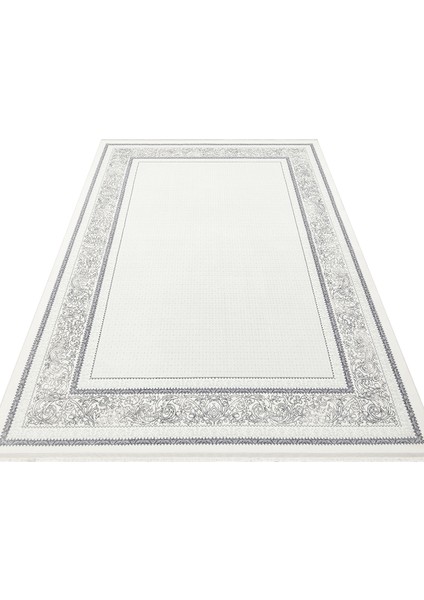 Sateen St102 Grey Hav Toz Vermez Yıkanabilir Kaymaz Ince Dokuma Modern Halı indirimleri