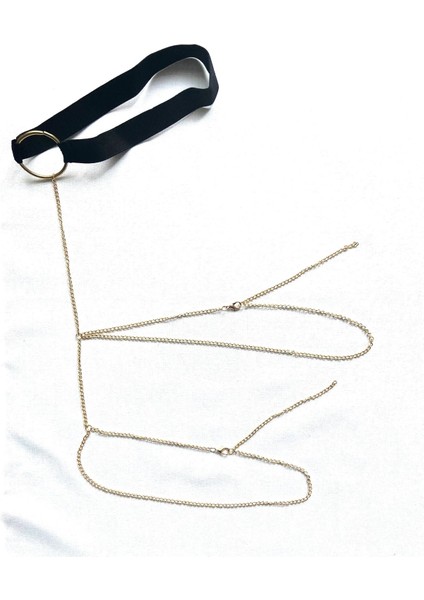 Ikili Zincir Bacak Aksesuarı, Bacak Takısı, Leg Chain (Tüm Parçalar Için Ölçü Ayarlama Özelliği )