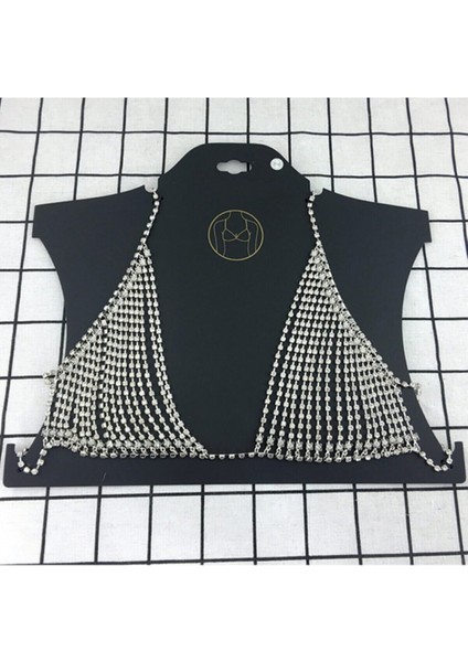Zirkon Taşlı Bra Jewelry Zirconium Bralette