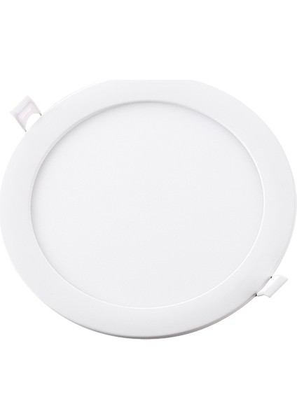 Yuvarlak LED Panel 15W Beyaz Kasa Günışığı 3000K