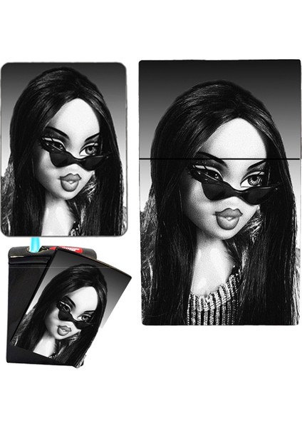 Bratz Fire Baskılı Tabaka, Kaydırmalı Çakmak ve Cep Aynası Hediye Seti