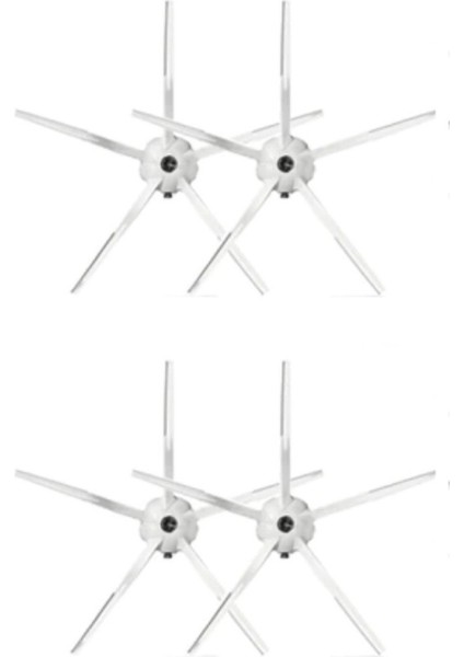 Roborock S7/S7+/S7 Max Robot Süpürge Yan Fırça 4 Adet