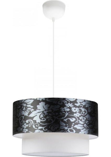 Siyah Gümüş Pasta Sarkıt PVC Malzeme Yatak Odası Salon Oturma Odası Avize indirimleri