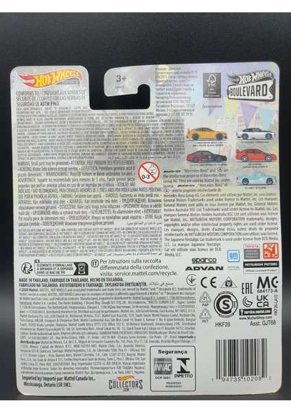 Hotwheels Premium Boulevard Mitsubishi Lancer Evolution Vı fiyatları