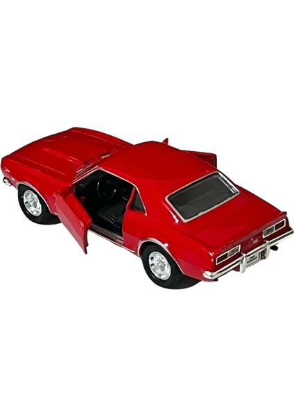 1968 Chevrolet Camaro Z28 Oyuncak Lisanslı Diecast Metal Çek Bırak Araba 1/36 Ölçek