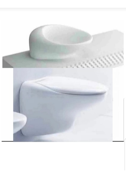 Vitra Freedom Tezgah Üstü Lavabo 59 cm + Vitra Freedom Asma Klozet 2'li Seti ( Yavaş Kapanır Klozet Kapağı Dahildir )