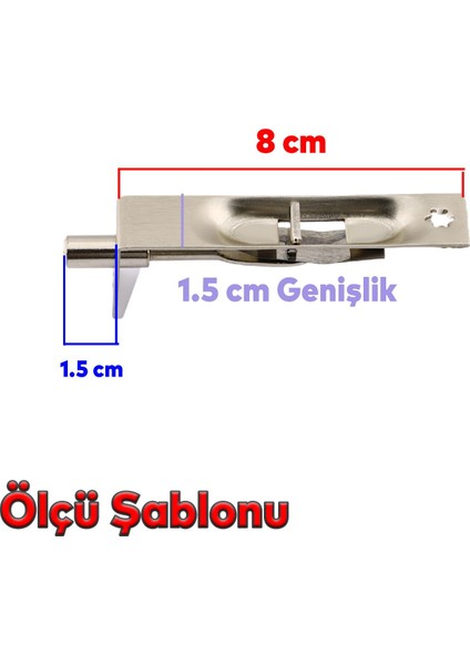 Gömmeli Itmeli Paslanmaz Sürgü Kilidi Kapı Pencere Sürgüsü 8 cm Saten Kilit fiyatları