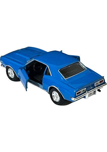 1968 Chevrolet Camaro Z28 Oyuncak Lisanslı Diecast Metal Çek Bırak Araba 1/36 Ölçek