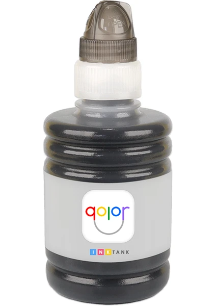 qolor Canon 490 Siyah Muadil Mürekkep - 135 ml - Cescesor