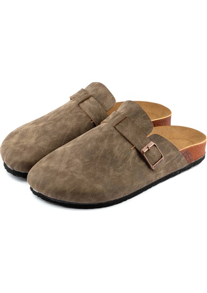 Kadın Ortopedik Yumuşak Tabanlı Terlik Önü Kapalı Paslanmaz Tokalı Kaymaz Sabo Ev Dışarı Terliği