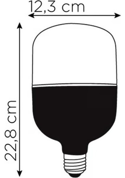 50W 4500LM Pro T-Bulb LED Ampul 6500K - Beyaz Işık ZMR-109B fiyatları