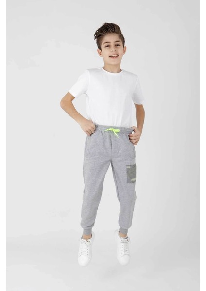 Erkek Çocuk Nyc Neon Manşetli Trend Eşofman Takımı AK2093