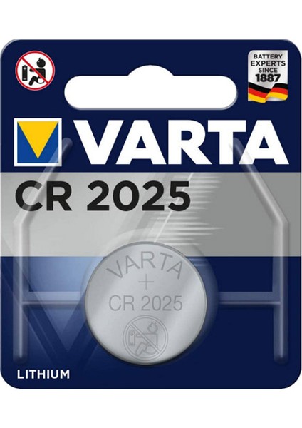 Cr 2025 3V Lityum Pil Varta