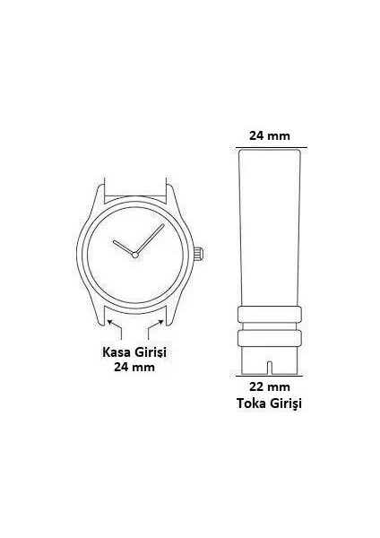 24 mm Kahve Renk Slazenger Orijinal Hakiki Deri Saat Kordonu modelleri