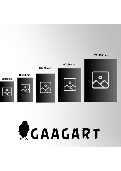 Tekli Dikey Kanvas Duvar Tablosu Doğa Manzarası Geyik fırsatları