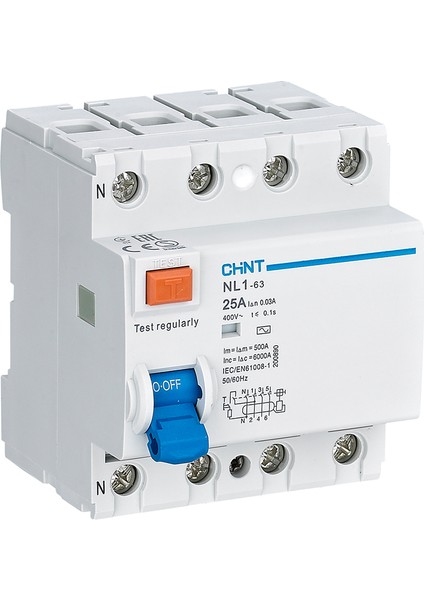 Kaçak Akım Rölesi 4*25A 30MA