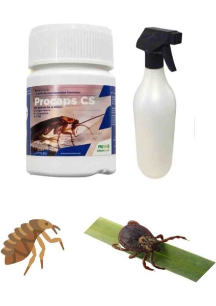 Bit-Pire-Kene Ilaçlama Seti Procaps 50 ml / 1 Lt Fısfıs Sprey Püskürtücü