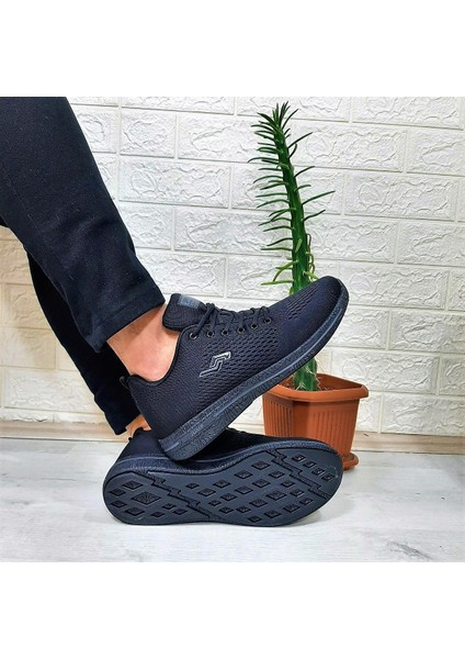 24937-24938 Siyah Fuspetli Hafif Rahat Spor Ayakkabı