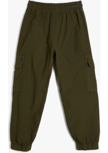 Basic Jogger Pantolon Beli Bağlamalı Pamuklu