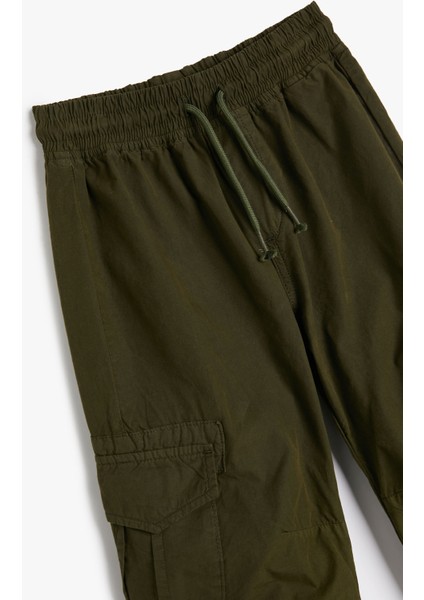 Basic Jogger Pantolon Beli Bağlamalı Pamuklu