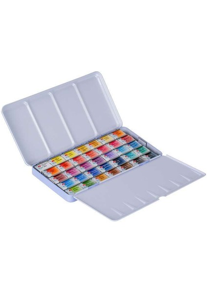 St Petersburg White Nights Tam Tablet Sulu Boya Seti 35 Renk Metal Kutu fırsatları