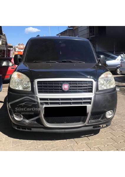 Fiat Doblo D2 2005-2010 Uyumlu Üniversal Laguna Lip Esnek Ön Lip 2 Parça Tampon Altı Dil Karlık Ön Ek