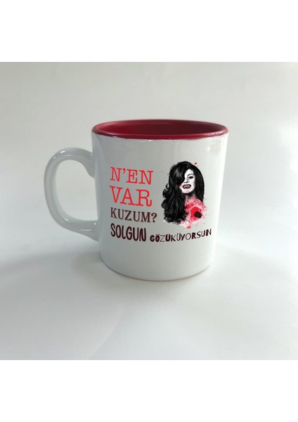 Nen Var Kuzum? Baskılı Kırmızı Multi Kupa
