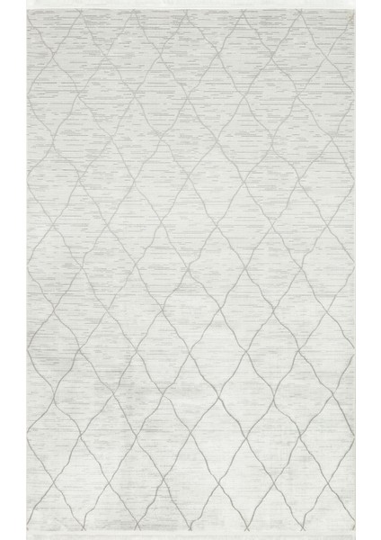 Sateen Lux ST908 Grey Hav Toz Vermez Yıkanabilir Kaymaz Ince Dokuma Modern Halı