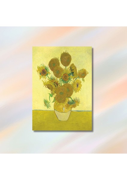 Tekli Dikey Kanvas Duvar Tablosu Vincent Van Gogh Sunflowers modelleri