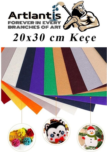 Kırmızı Keçe 50 x 70 cm 2 0 mm 3 Adet Renkli Hobi Keçesi Elişi Keçesi