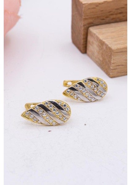 14 Ayar Altın Küpe J Klips Kadın Küpe LKKP1288 modelleri